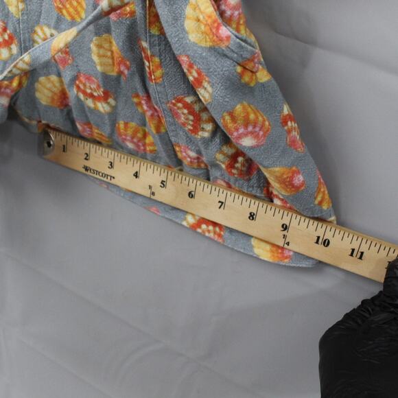 Crescent Creepers Romper Overalls Shorts Hawaiian Sunrise Sea Shell XL - Picture 12 of 12